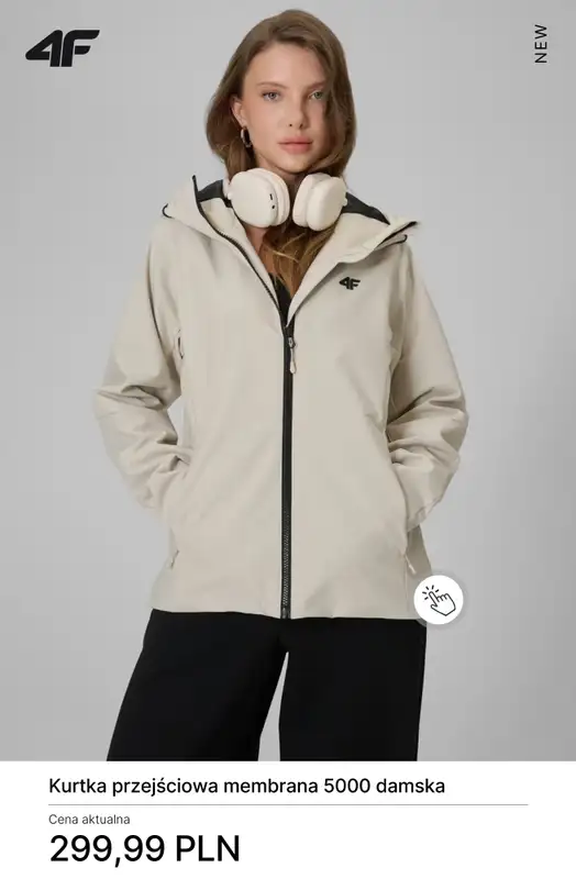4F - gazetka promocyjna Kurtki damskie przejściowe - nowości i okazje od czwartku 19.02  - strona 2