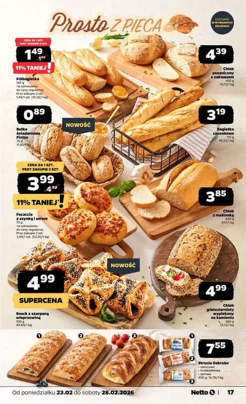 Netto - gazetka promocyjna Gazetka od poniedziałku 23.02 do soboty 28.02 - strona 17