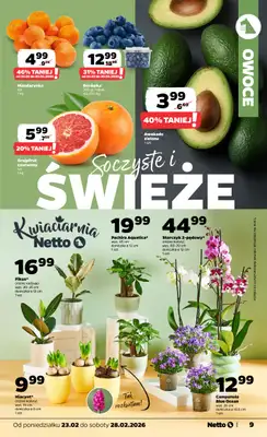 Netto - gazetka promocyjna Gazetka od poniedziałku 23.02 do soboty 28.02 - strona 9