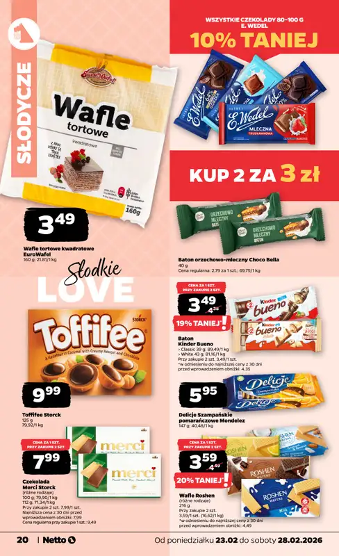 Netto - gazetka promocyjna Gazetka od poniedziałku 23.02 do soboty 28.02 - strona 20