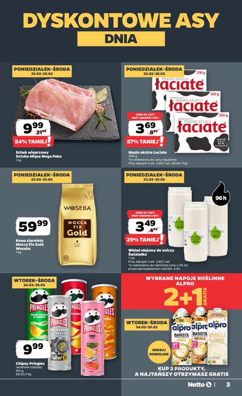 Netto - gazetka promocyjna Gazetka od poniedziałku 23.02 do soboty 28.02 - strona 3