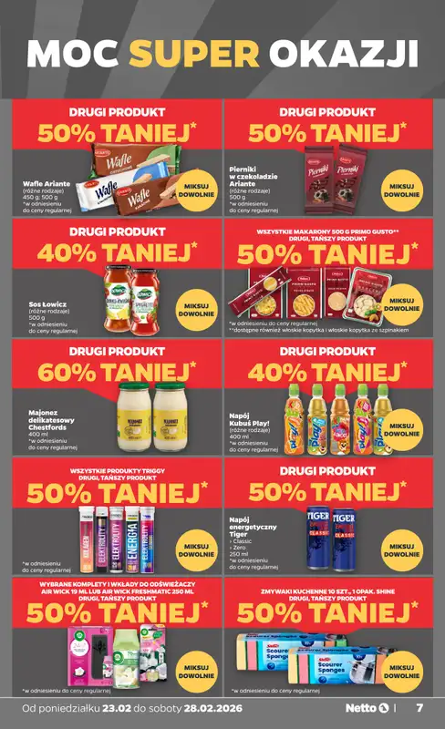 Netto - gazetka promocyjna Gazetka od poniedziałku 23.02 do soboty 28.02 - strona 7