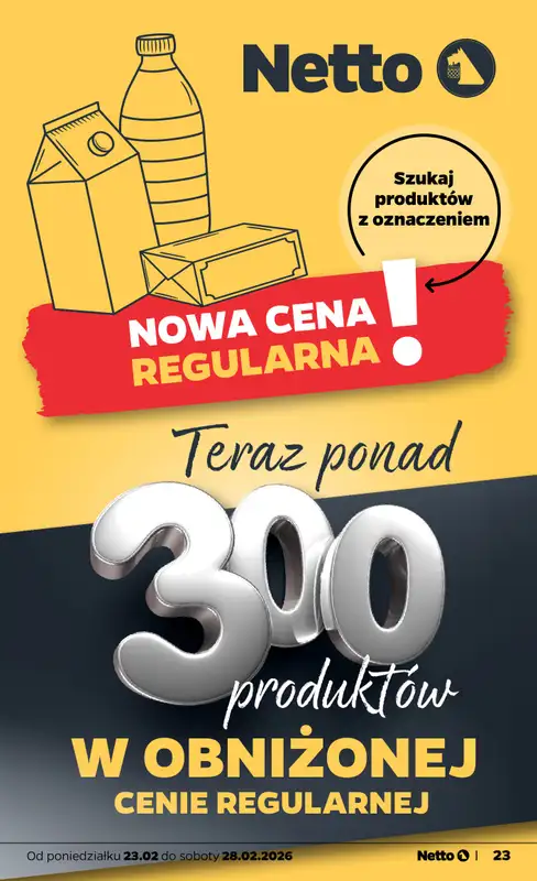 Netto - gazetka promocyjna Gazetka od poniedziałku 23.02 do soboty 28.02 - strona 23