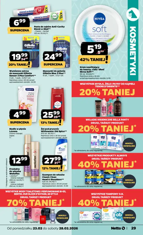 Netto - gazetka promocyjna Gazetka od poniedziałku 23.02 do soboty 28.02 - strona 29