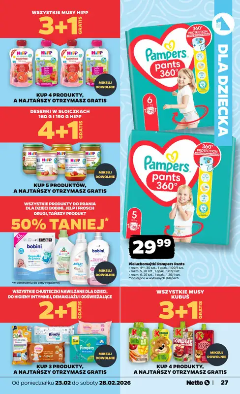 Netto - gazetka promocyjna Gazetka od poniedziałku 23.02 do soboty 28.02 - strona 27