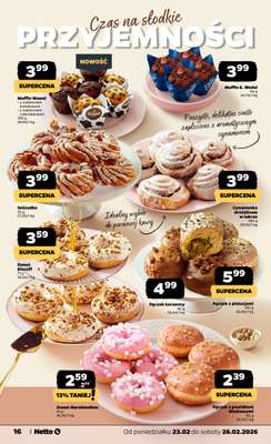 Netto - gazetka promocyjna Gazetka od poniedziałku 23.02 do soboty 28.02 - strona 16