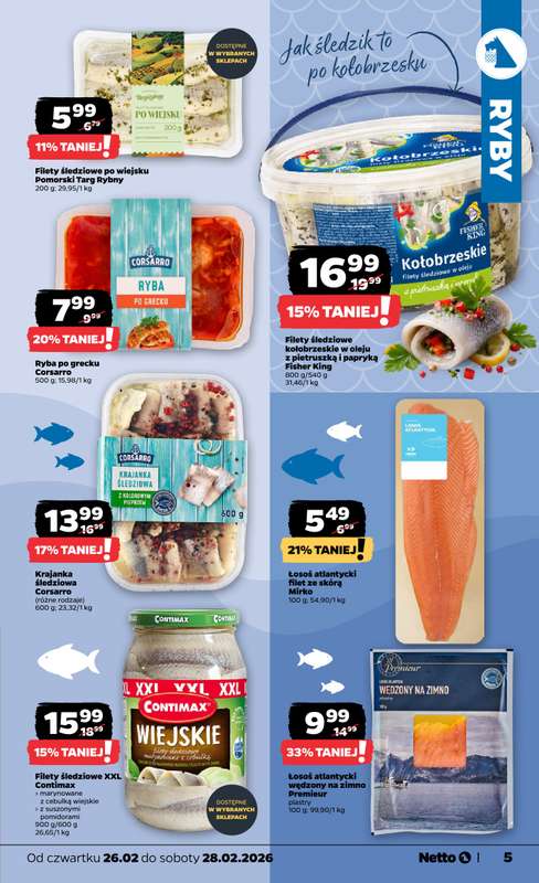 Netto - gazetka promocyjna Gazetka  do soboty 28.02 - strona 5