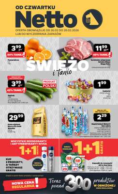 Netto - gazetka promocyjna Gazetka  do soboty 28.02
