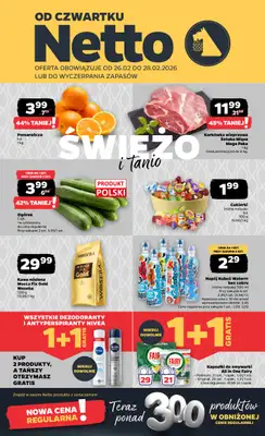 Netto - gazetka promocyjna Gazetka  do soboty 28.02