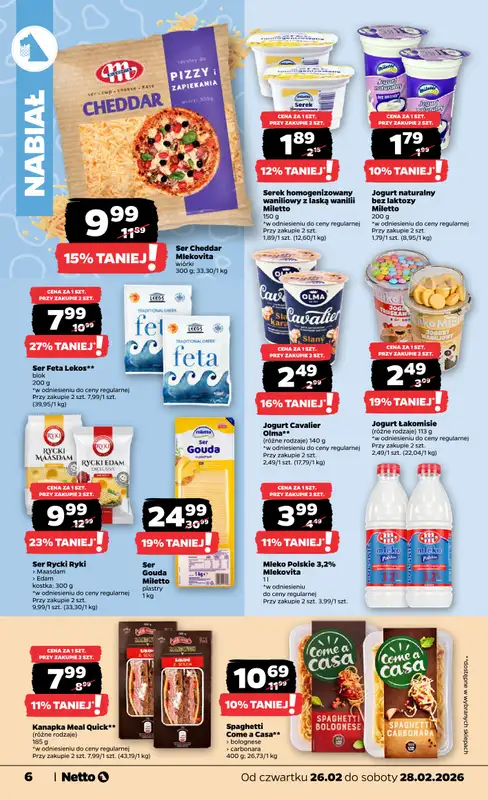 Netto - gazetka promocyjna Gazetka  do soboty 28.02 - strona 6