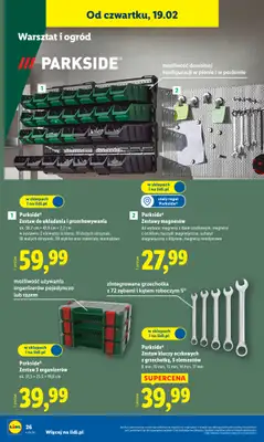 Lidl - gazetka promocyjna Katalog od poniedziałku 16.02 do soboty 21.02 - strona 34