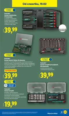 Lidl - gazetka promocyjna Katalog od poniedziałku 16.02 do soboty 21.02 - strona 37