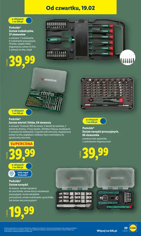 Lidl - gazetka promocyjna Katalog od poniedziałku 16.02 do soboty 21.02 - strona 37