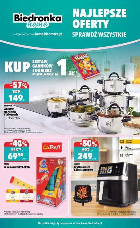 Biedronka Home - gazetka promocyjna Najlepsze oferty  do niedzieli 15.03