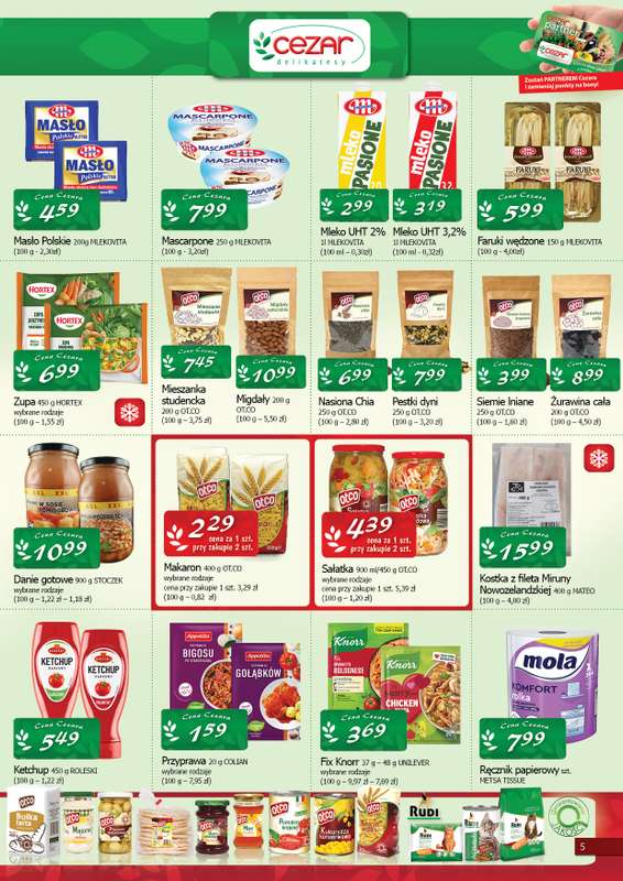 CEZAR Delikatesy - gazetka promocyjna Gazetka od czwartku 19.02 do środy 04.03 - strona 5