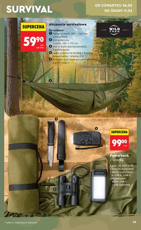 Biedronka - gazetka promocyjna Hity i inspiracje, od 21.02 od soboty 21.02 do środy 11.03 - strona 43