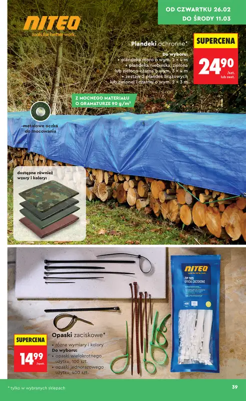 Biedronka - gazetka promocyjna Hity i inspiracje, od 21.02 od soboty 21.02 do środy 11.03 - strona 39