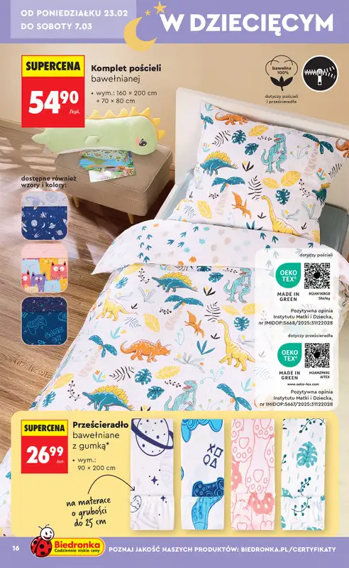 Biedronka - gazetka promocyjna Hity i inspiracje, od 21.02 od soboty 21.02 do środy 11.03 - strona 16