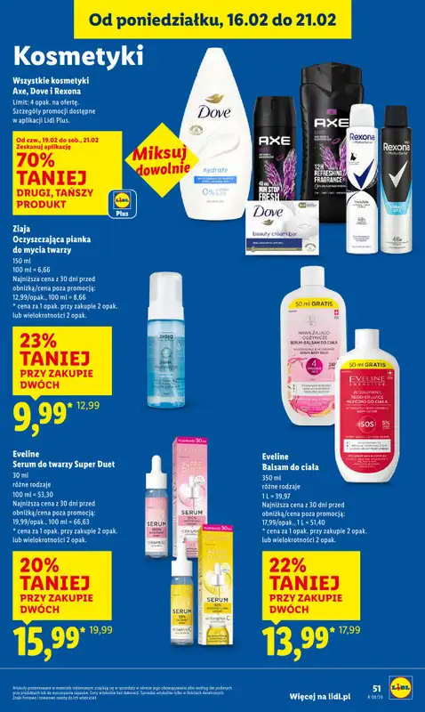 Lidl - gazetka promocyjna Oferta od czwartku od czwartku 19.02 do soboty 21.02 - strona 51