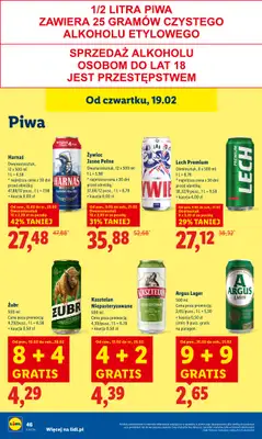 Lidl - gazetka promocyjna Oferta od czwartku od czwartku 19.02 do soboty 21.02 - strona 46