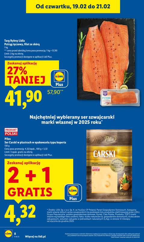Lidl - gazetka promocyjna Oferta od czwartku od czwartku 19.02 do soboty 21.02 - strona 8