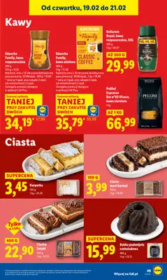Lidl - gazetka promocyjna Oferta od czwartku od czwartku 19.02 do soboty 21.02 - strona 49