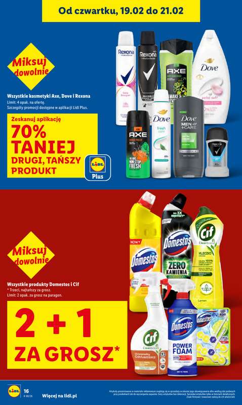 Lidl - gazetka promocyjna Oferta od czwartku od czwartku 19.02 do soboty 21.02 - strona 16