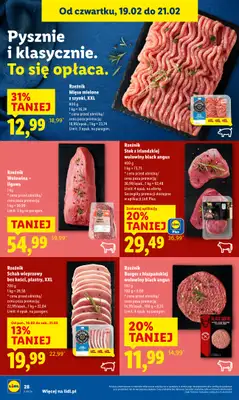 Lidl - gazetka promocyjna Oferta od czwartku od czwartku 19.02 do soboty 21.02 - strona 28
