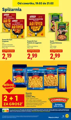 Lidl - gazetka promocyjna Oferta od czwartku od czwartku 19.02 do soboty 21.02 - strona 35