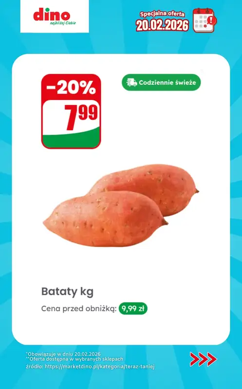Dino - gazetka promocyjna Specjalna oferta na 20.02.2026 - promocje spoza gazetki od piątku 20.02 do piątku 20.02 - strona 2