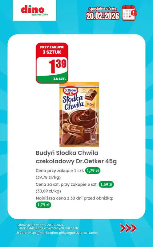 Dino - gazetka promocyjna Specjalna oferta na 20.02.2026 - promocje spoza gazetki od piątku 20.02 do piątku 20.02 - strona 9