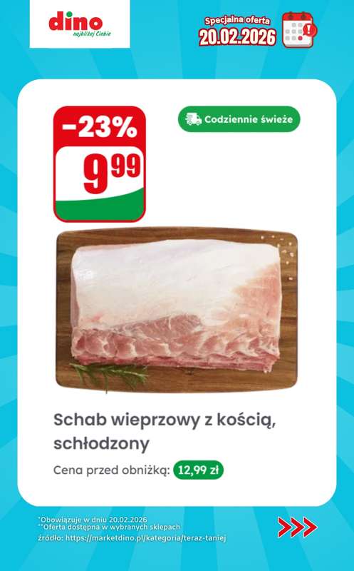 Dino - gazetka promocyjna Specjalna oferta na 20.02.2026 - promocje spoza gazetki od piątku 20.02 do piątku 20.02 - strona 4