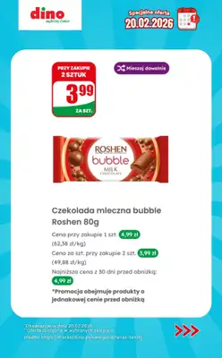 Dino - gazetka promocyjna Specjalna oferta na 20.02.2026 - promocje spoza gazetki od piątku 20.02 do piątku 20.02 - strona 8