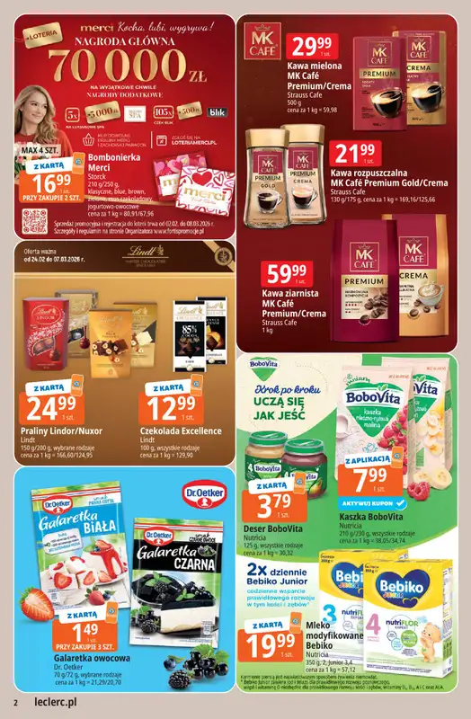 Leclerc - gazetka promocyjna Oferta E.Leclerc | Wybór w dobrej cenie od wtorku 24.02 do soboty 07.03 - strona 2