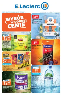 Leclerc - gazetka promocyjna Oferta E.Leclerc | Wybór w dobrej cenie od wtorku 24.02 do soboty 07.03
