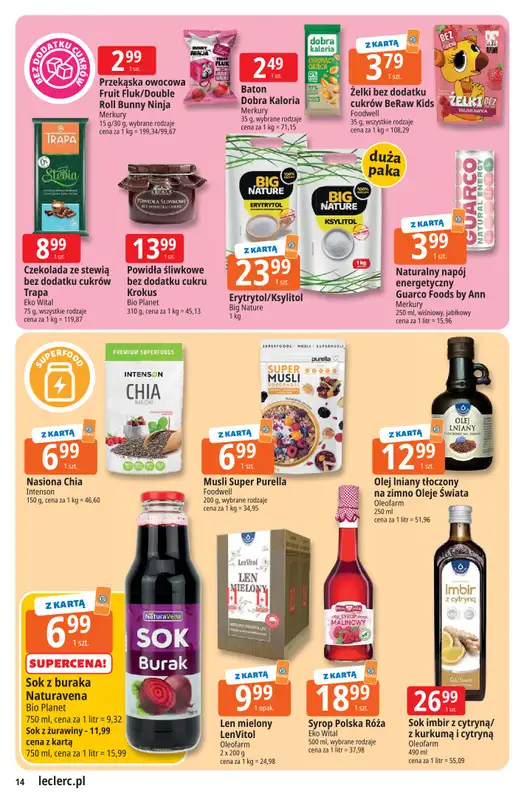 Leclerc - gazetka promocyjna Oferta E.Leclerc | Wybór w dobrej cenie od wtorku 24.02 do soboty 07.03 - strona 14