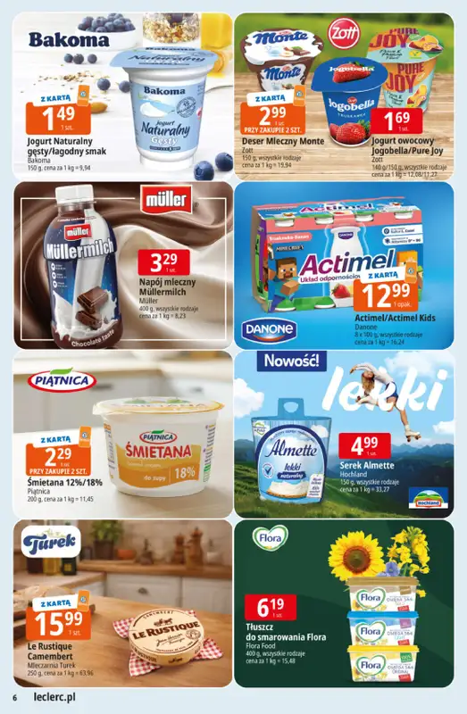 Leclerc - gazetka promocyjna Oferta E.Leclerc | Wybór w dobrej cenie od wtorku 24.02 do soboty 07.03 - strona 6