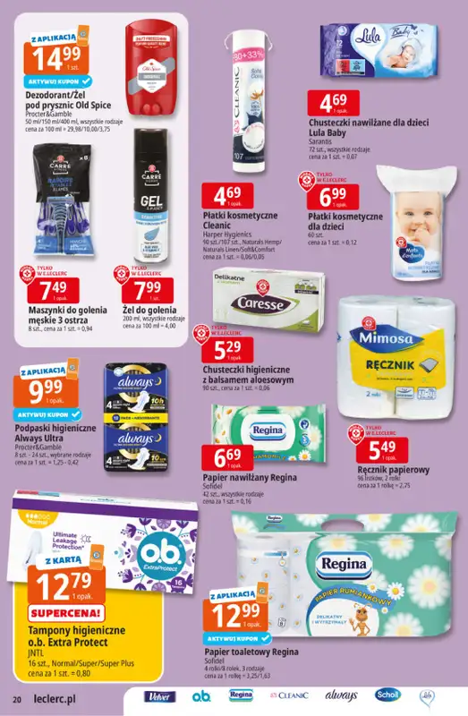 Leclerc - gazetka promocyjna Oferta E.Leclerc | Wybór w dobrej cenie od wtorku 24.02 do soboty 07.03 - strona 20