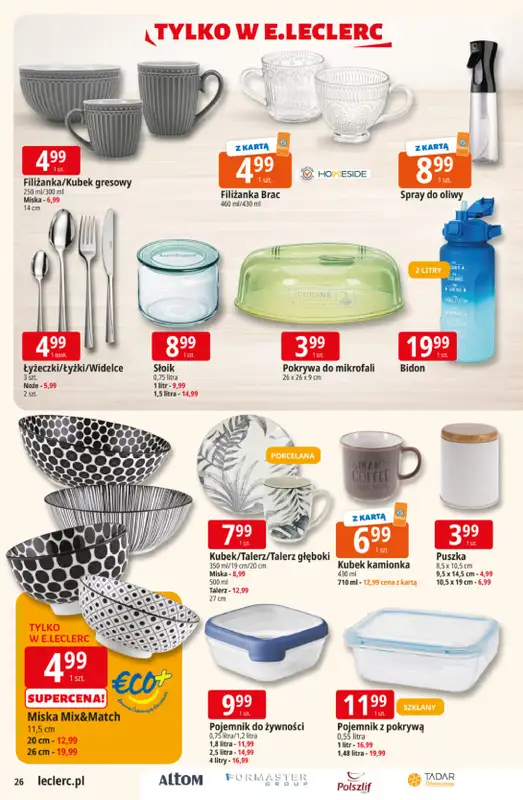 Leclerc - gazetka promocyjna Oferta E.Leclerc | Wybór w dobrej cenie od wtorku 24.02 do soboty 07.03 - strona 26