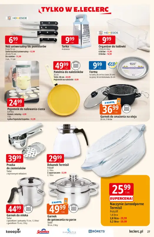 Leclerc - gazetka promocyjna Oferta E.Leclerc | Wybór w dobrej cenie od wtorku 24.02 do soboty 07.03 - strona 27