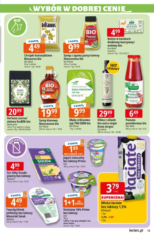 Leclerc - gazetka promocyjna Oferta E.Leclerc | Wybór w dobrej cenie od wtorku 24.02 do soboty 07.03 - strona 13