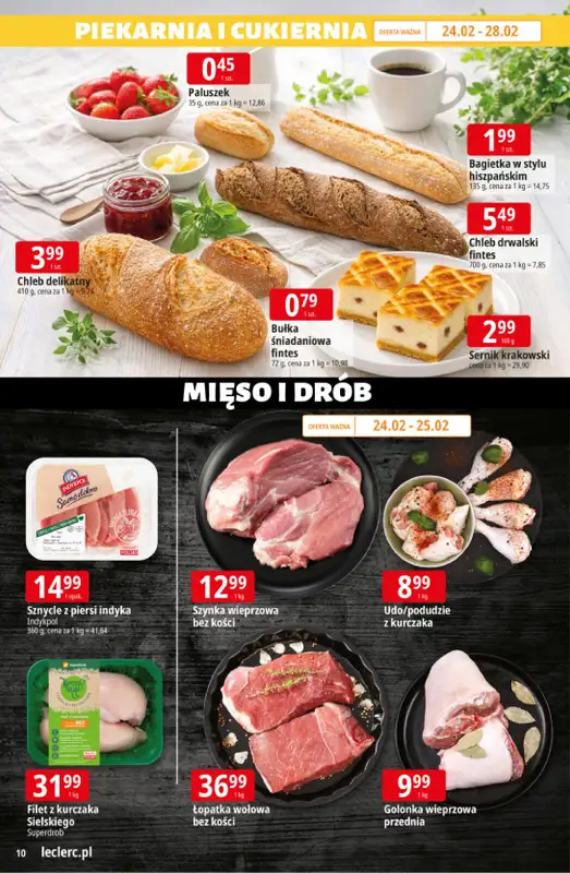 Leclerc - gazetka promocyjna Oferta E.Leclerc | Wybór w dobrej cenie od wtorku 24.02 do soboty 07.03 - strona 10