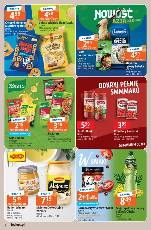 Leclerc - gazetka promocyjna Oferta E.Leclerc | Wybór w dobrej cenie od wtorku 24.02 do soboty 07.03 - strona 4