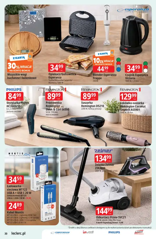 Leclerc - gazetka promocyjna Oferta E.Leclerc | Wybór w dobrej cenie od wtorku 24.02 do soboty 07.03 - strona 30