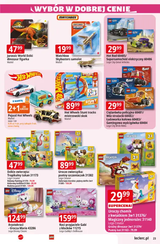 Leclerc - gazetka promocyjna Oferta E.Leclerc | Wybór w dobrej cenie od wtorku 24.02 do soboty 07.03 - strona 23