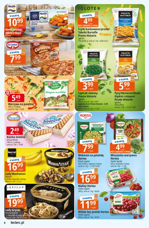 Leclerc - gazetka promocyjna Oferta E.Leclerc | Wybór w dobrej cenie od wtorku 24.02 do soboty 07.03 - strona 8