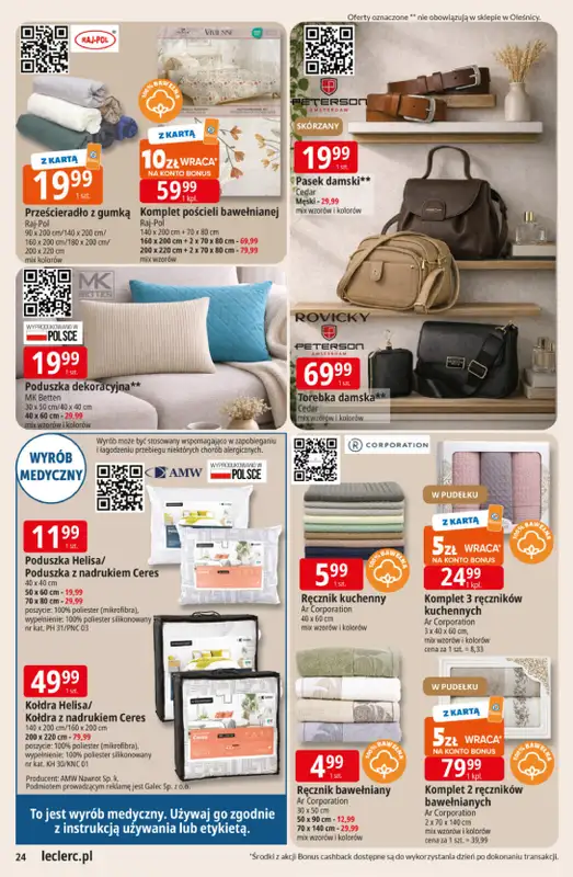 Leclerc - gazetka promocyjna Oferta E.Leclerc | Wybór w dobrej cenie od wtorku 24.02 do soboty 07.03 - strona 24