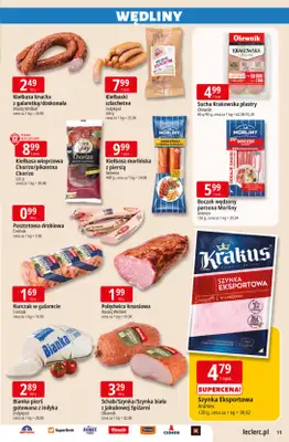 Leclerc - gazetka promocyjna Oferta E.Leclerc | Wybór w dobrej cenie od wtorku 24.02 do soboty 07.03 - strona 11