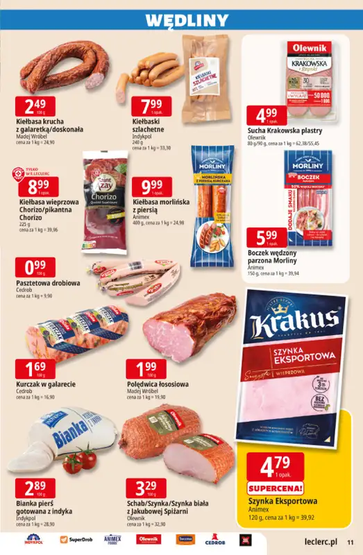 Leclerc - gazetka promocyjna Oferta E.Leclerc | Wybór w dobrej cenie od wtorku 24.02 do soboty 07.03 - strona 11
