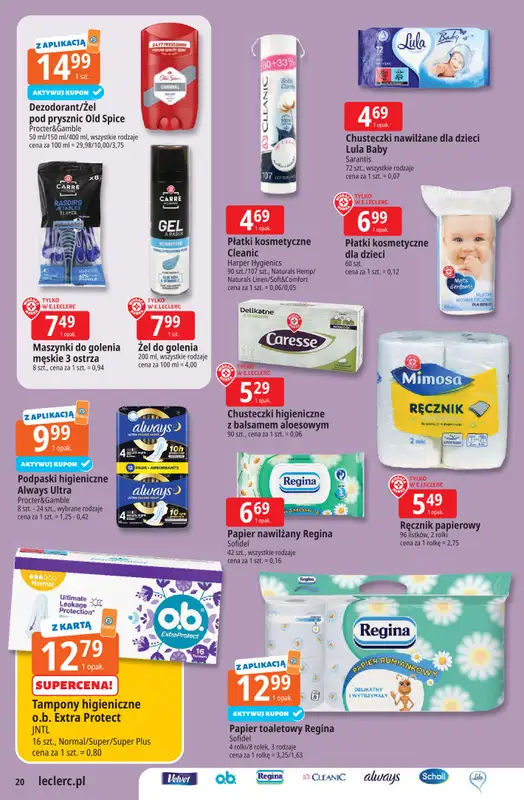 Leclerc - gazetka promocyjna Oferta E.Leclerc | Wybór w dobrej cenie od wtorku 24.02 do soboty 07.03 - strona 20
